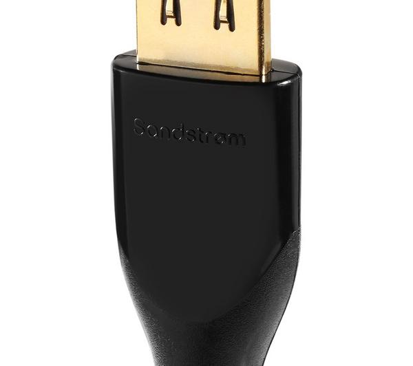SANDSTROM Black Series S3HDM115 High Speed HDMI Cable with Ethernet - 3 m image number 3