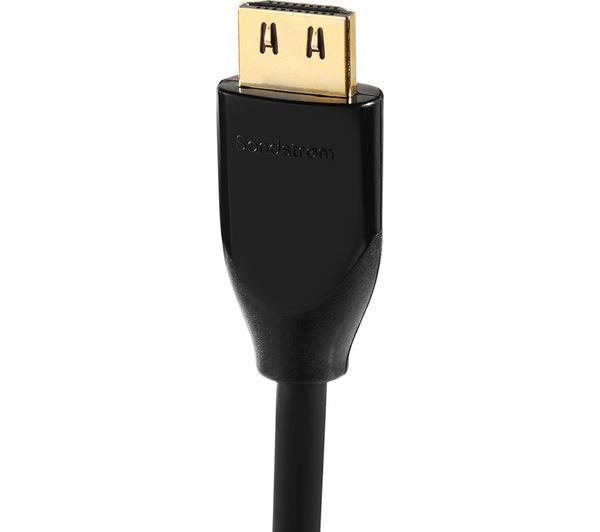 SANDSTROM Black Series S3HDM115 High Speed HDMI Cable with Ethernet - 3 m image number 5