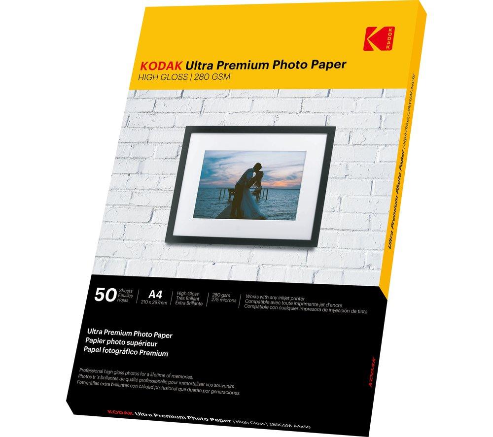 KODAK Ultra Premium A4 Photo Paper - 50 sheets