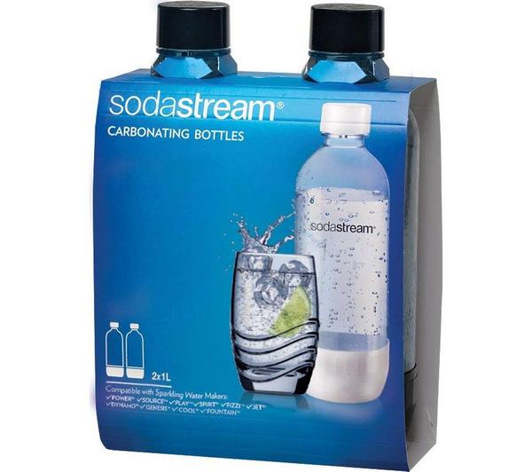 SODASTREAM 1 Litre Fuse Carbonating Bottle - Twin Pack image number 2