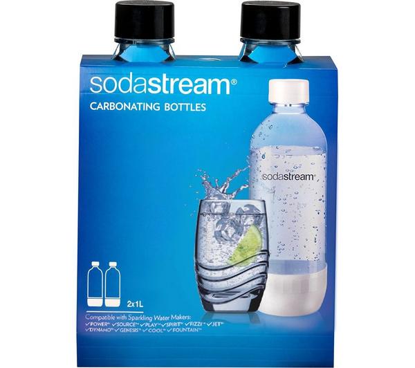 SODASTREAM 1 Litre Fuse Carbonating Bottle - Twin Pack image number 3