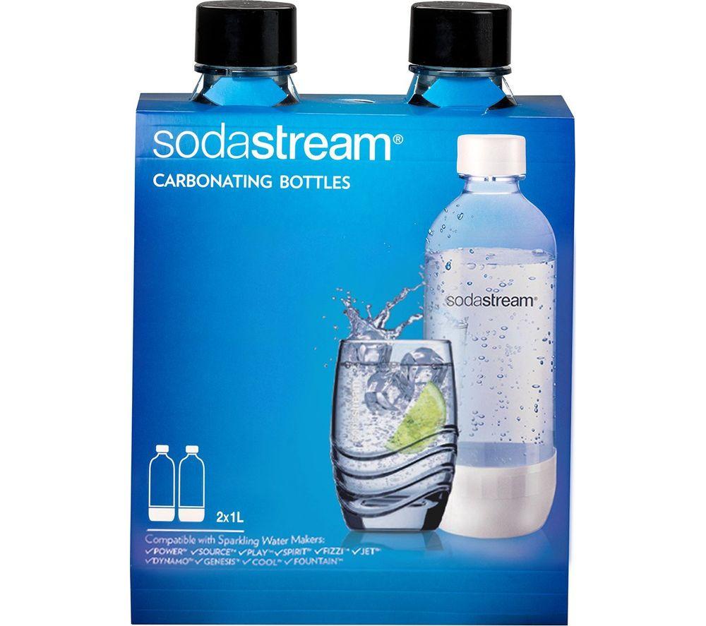 Buy SODASTREAM 1 Litre Fuse Carbonating Bottle Twin Pack Currys