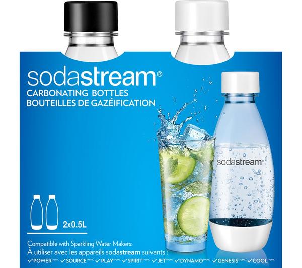 SODASTREAM 0.5 Litre Fuse Carbonating Bottle - Twin Pack image number 1