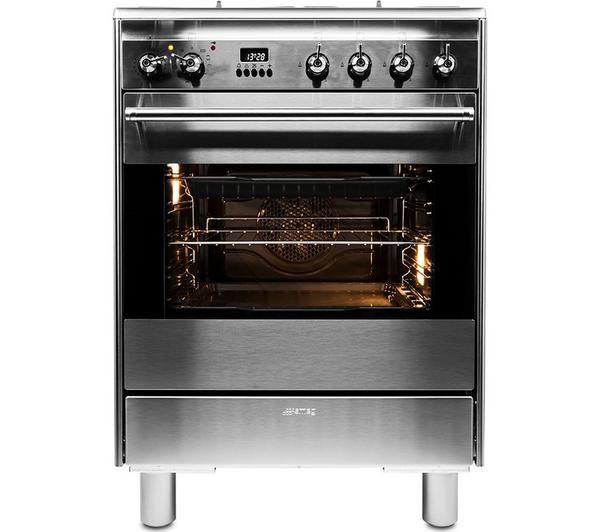 SMEG SUK61PX8 60 cm Dual Fuel Cooker - Stainless Steel image number 6