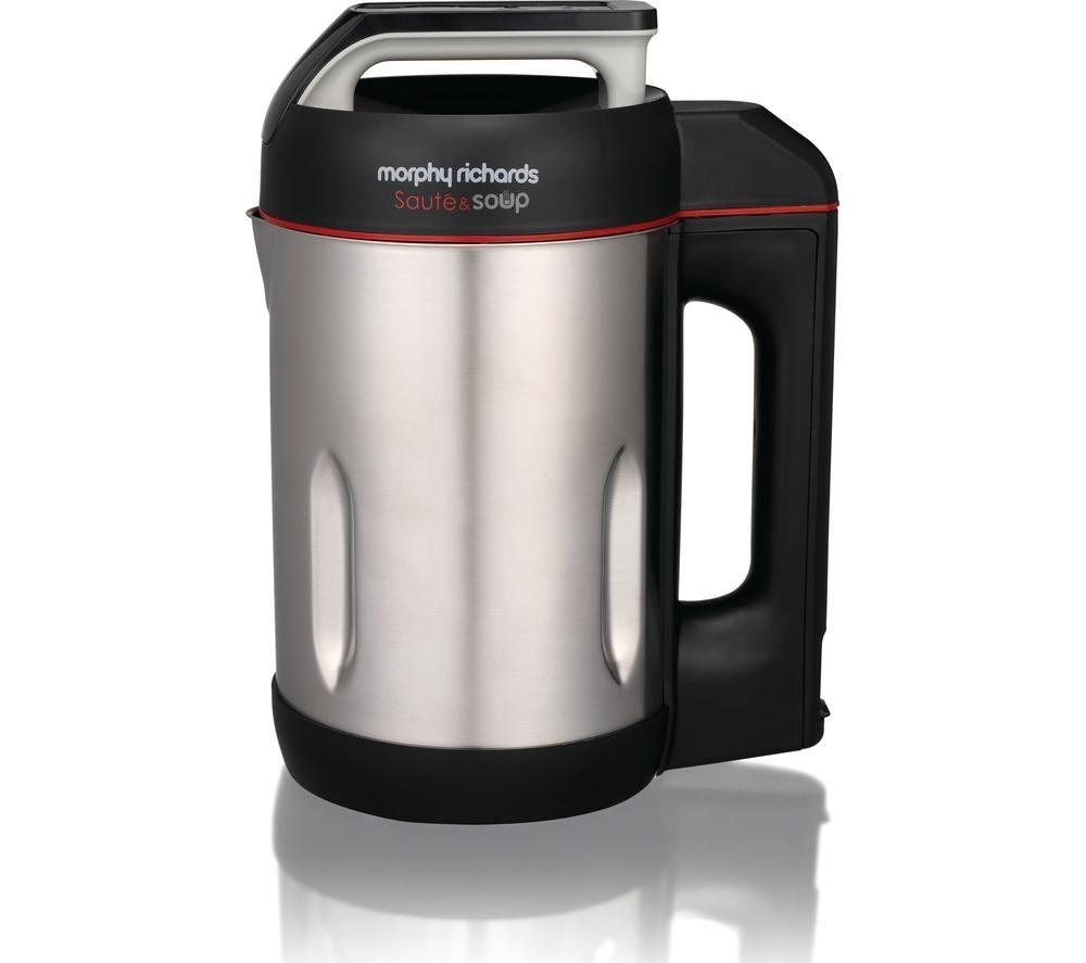 MORPHY RICHARDS 501014 Saut� and Soup Maker - Stainless Steel, Stainless Steel