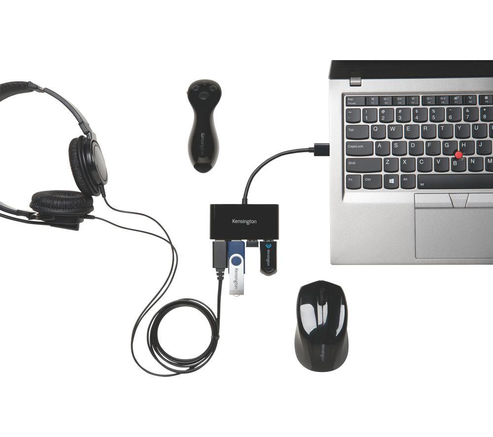 KENSINGTON UH4000 4-port USB 3.0 Hub image number 3 of 4