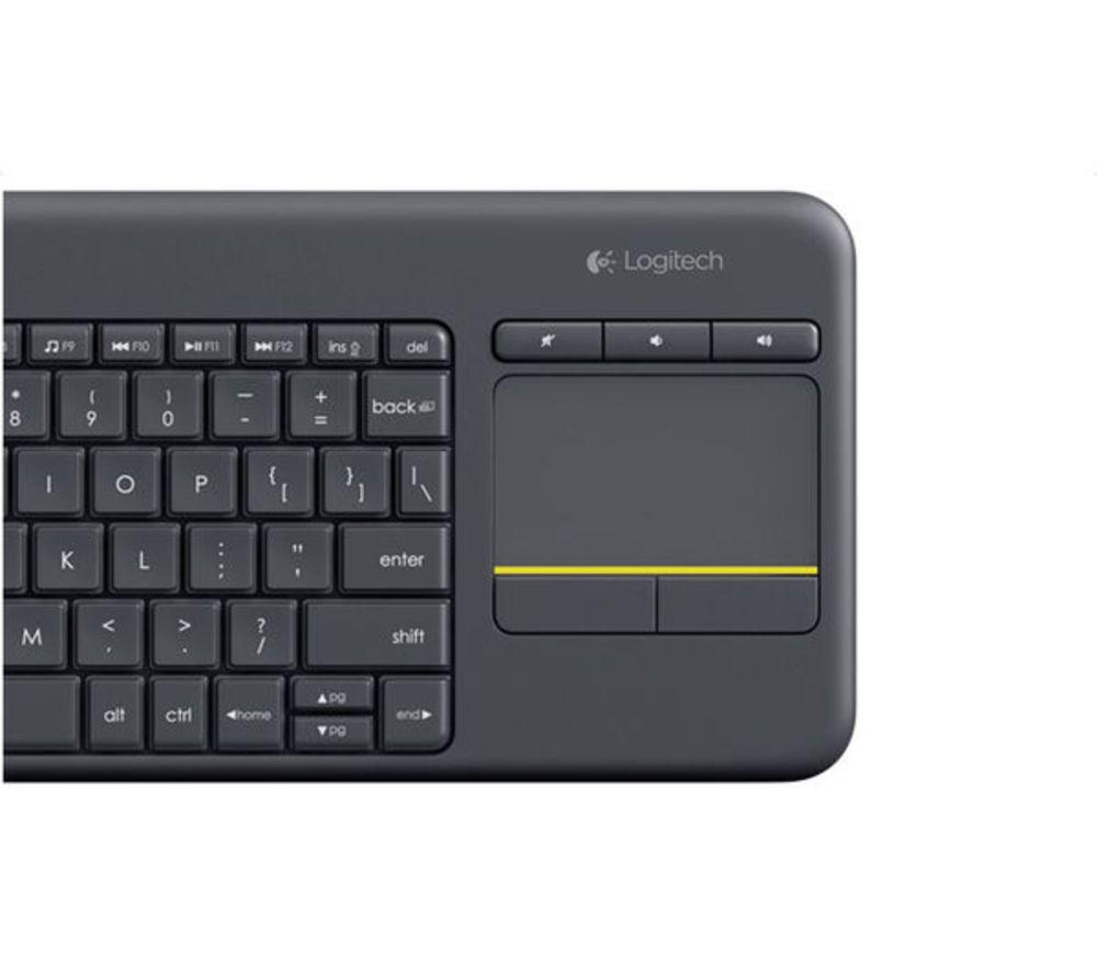 LOGITECH K400 Plus Wireless Keyboard - Dark Grey image number 11 of 15
