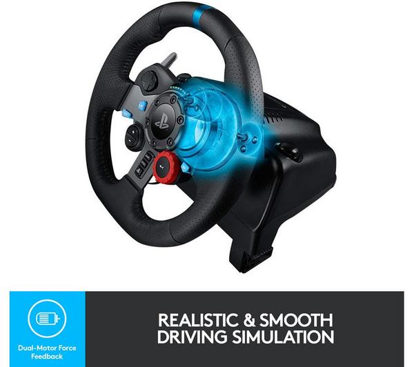 LOGITECH Driving Force G29 PlayStation & PC Racing Wheel & Pedals image number 2