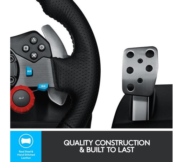 LOGITECH Driving Force G29 PlayStation & PC Racing Wheel & Pedals image number 3