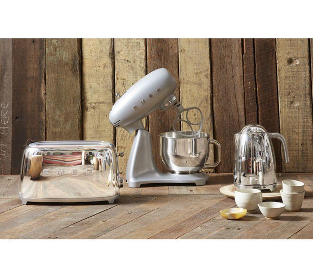 SMEG TSF02SSUK 4-Slice Toaster - Chrome image number 4 of 4