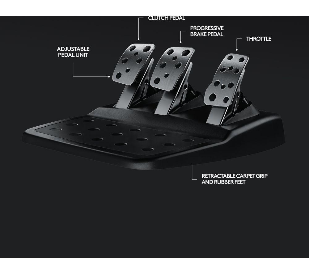 LOGITECH Driving Force G920 Xbox & PC Racing Wheel & Pedals - Black image number 7 of 9