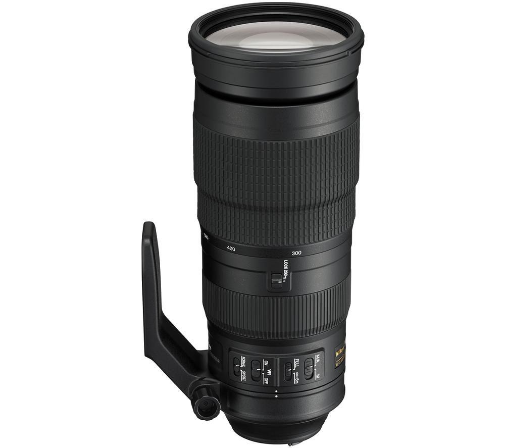 NIKON AF-S NIKKOR 200-500 mm f/5.6E ED VR Telephoto Zoom Lens, Black