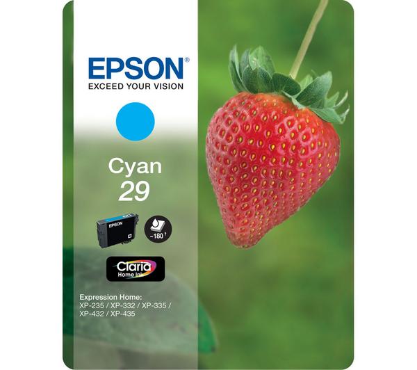 EPSON Strawberry 29 Cyan Ink Cartridge image number 0