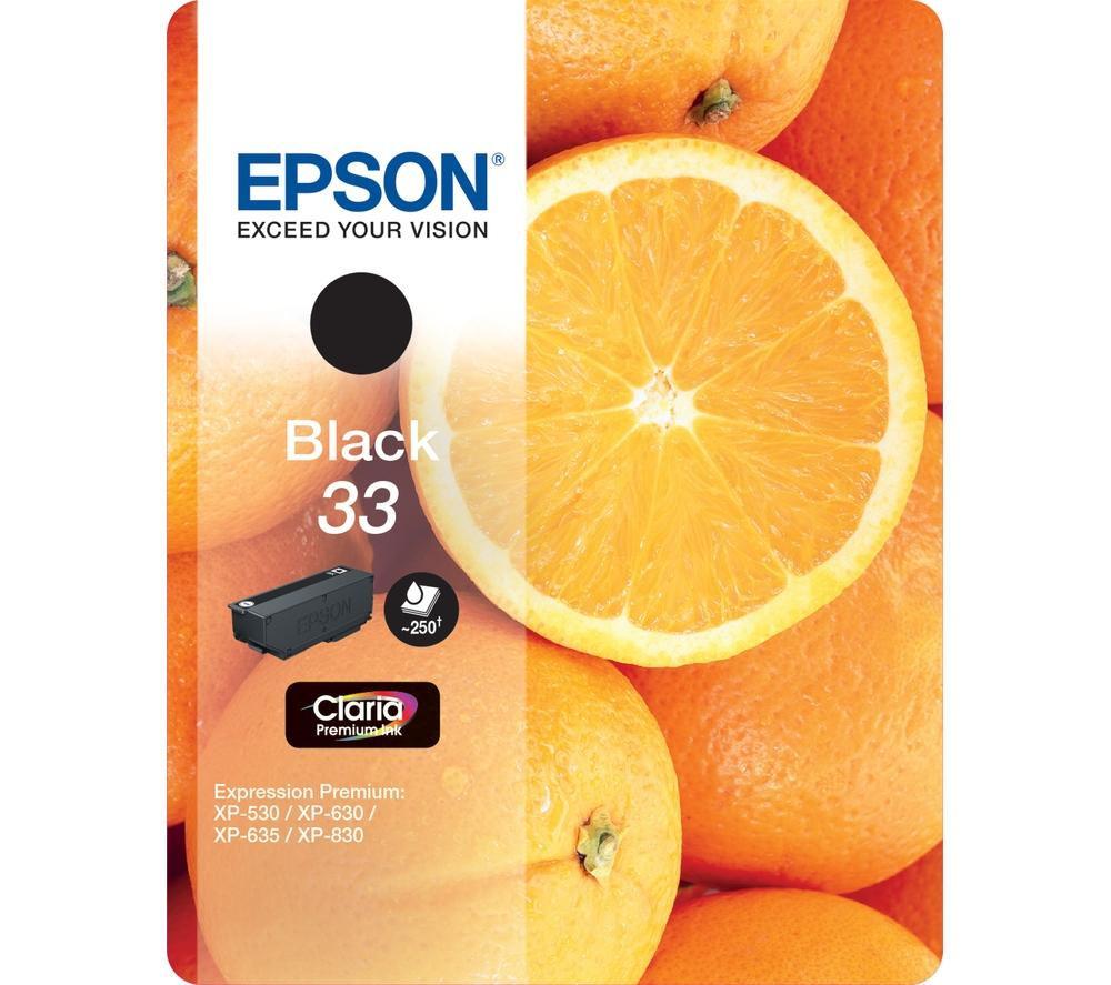EPSON No. 33 Oranges Black Ink Cartridge