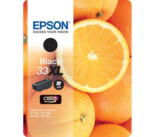 EPSON No. 33 Oranges XL Black Ink Cartridge image number 0