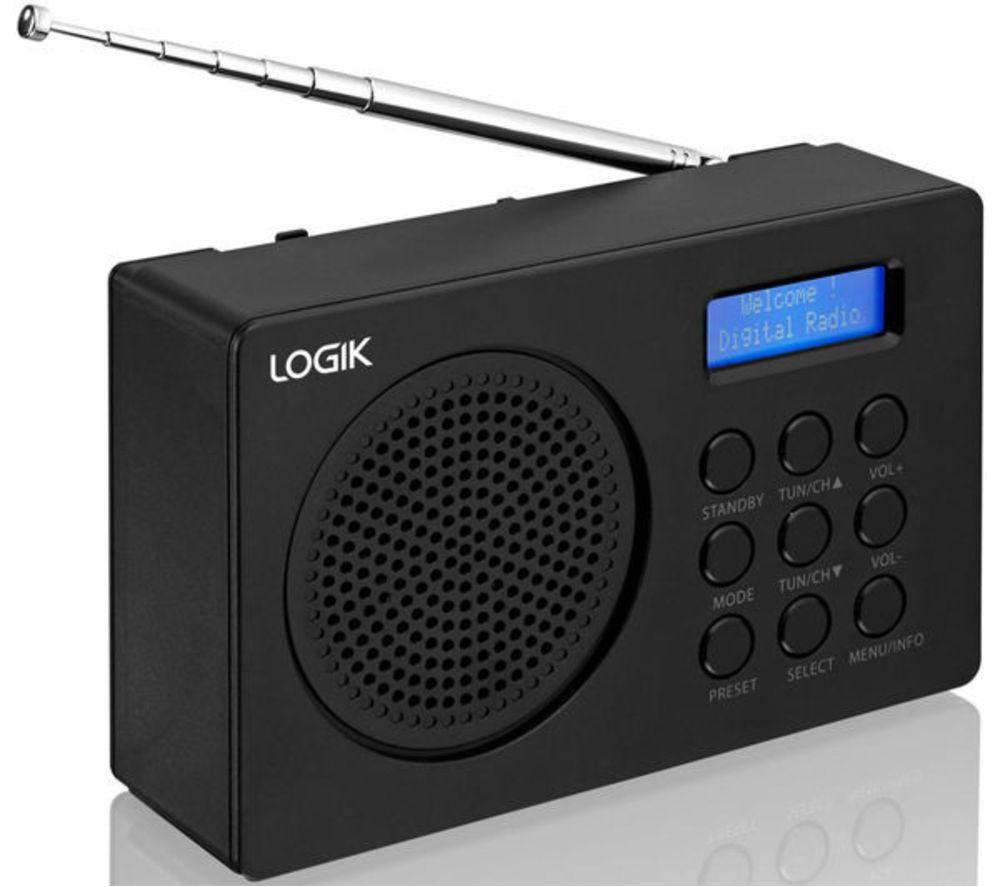 Buy LOGIK L2DAB16 Portable DAB/FM Radio Black Currys