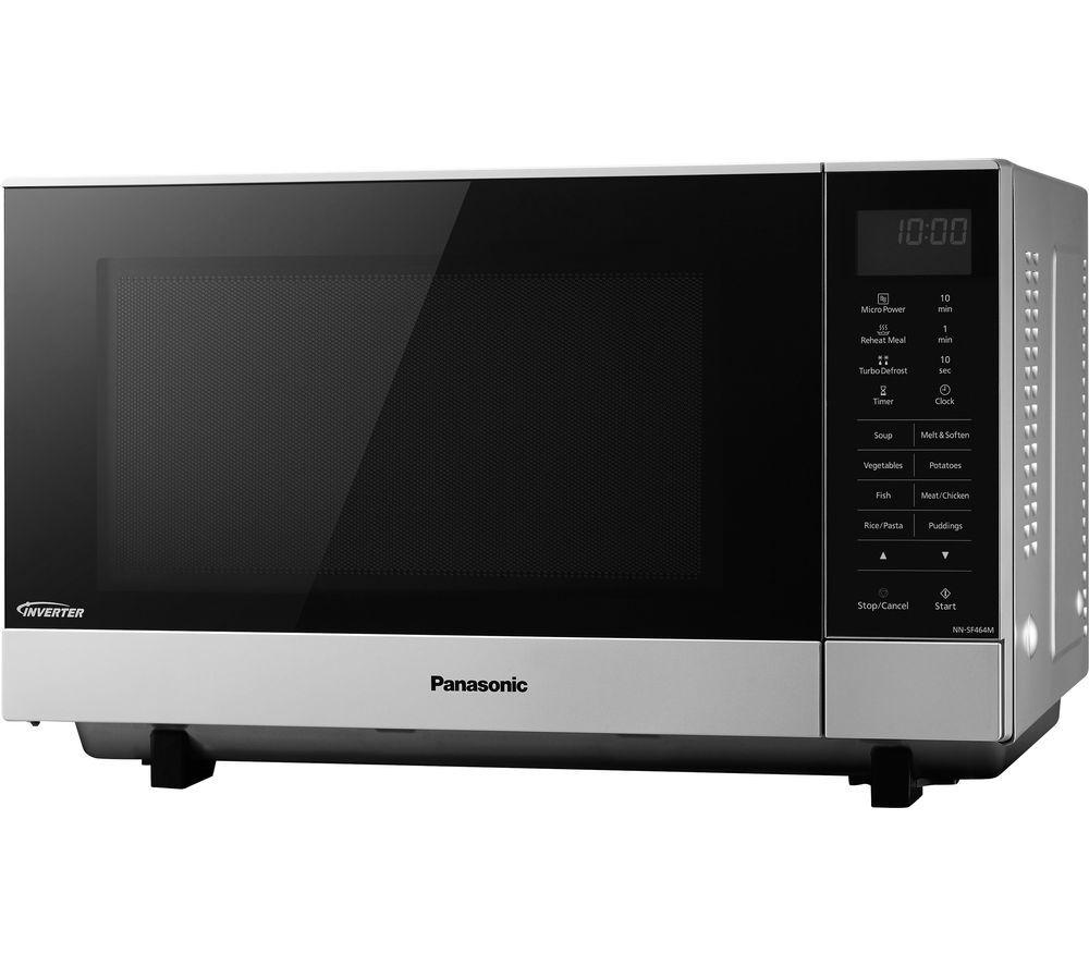 PANASONIC NN-SF464MBPQ Solo Microwave - Silver image number 3 of 11