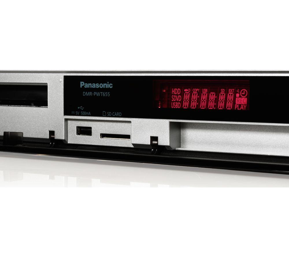 PANASONIC DMR-PWT655EB Smart 3D Blu-ray & DVD Player with Freeview Play Recorder - 1 TB HDD image number 8 of 8