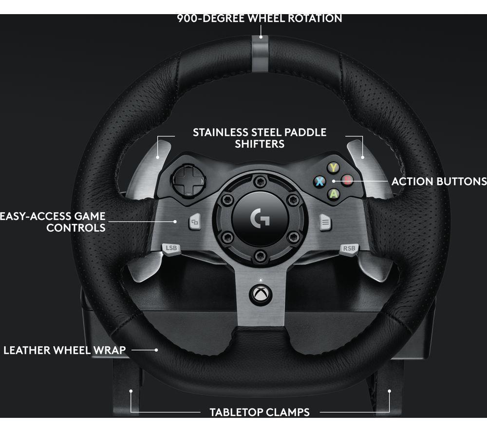  Logitech G29 Driving Force Racing Wheel and Floor Pedals, Real  Force Feedback, Stainless Steel Paddle Shifters, Leather Steering Wheel  Cover, Adjustable Floor Pedals, UK-Plug, PS4/PS3/PC/Mac – Black : Video  Games