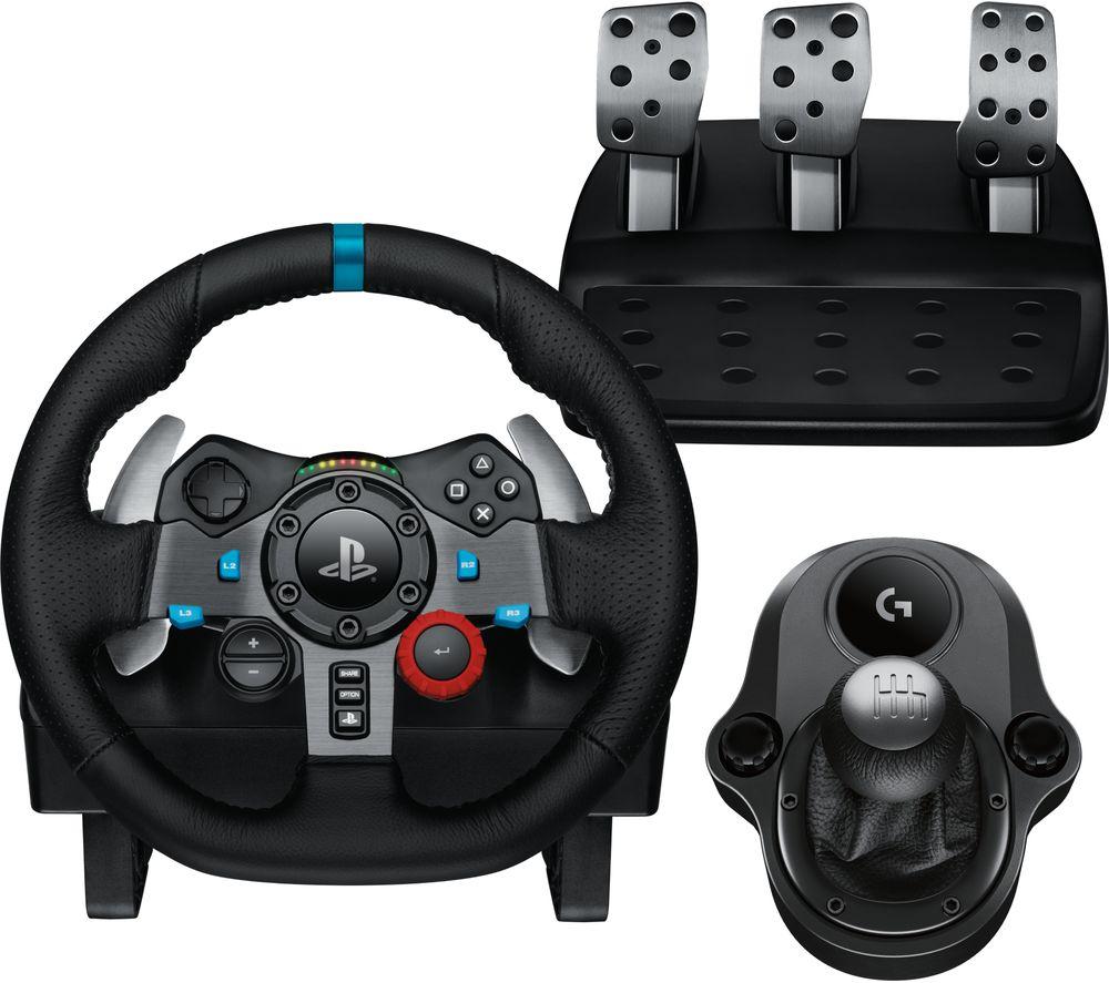 Image of Logitech Driving Force G29 Wheel & Gearstick Bundle