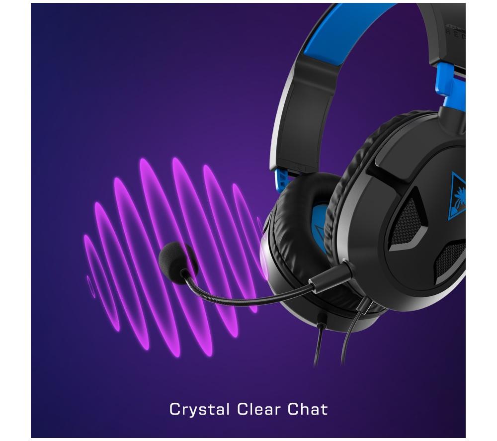 TURTLE BEACH Ear Force Recon 50P Gaming Headset - Black & Blue image number 6 of 16