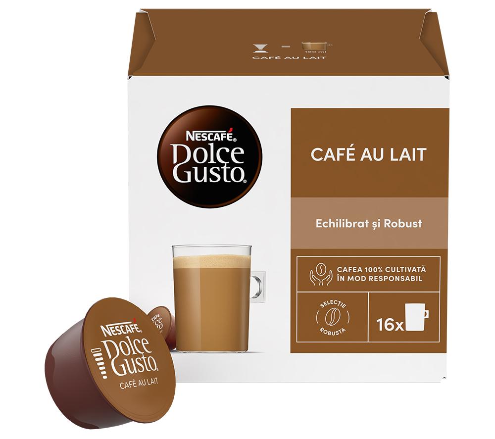 NESCAFE Dolce Gusto Caf au Lait - Pack of 16, Clear