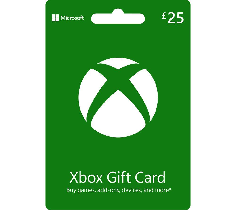 Buy MICROSOFT Xbox Gift Card - £25 | Currys