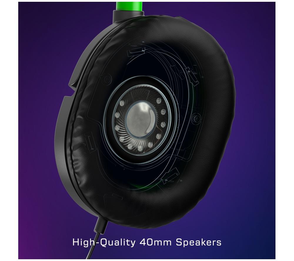 TURTLE BEACH Ear Force Recon 50X Gaming Headset - Black & Green image number 4 of 14