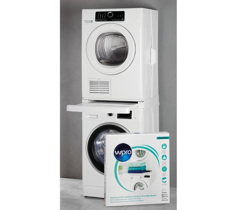 Stacked washing deals machine and dryer