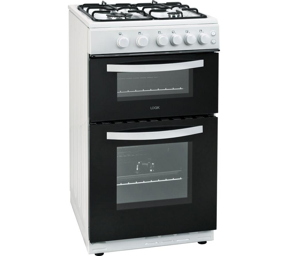 LOGIK LFTG50W16 50 cm Gas Cooker - White