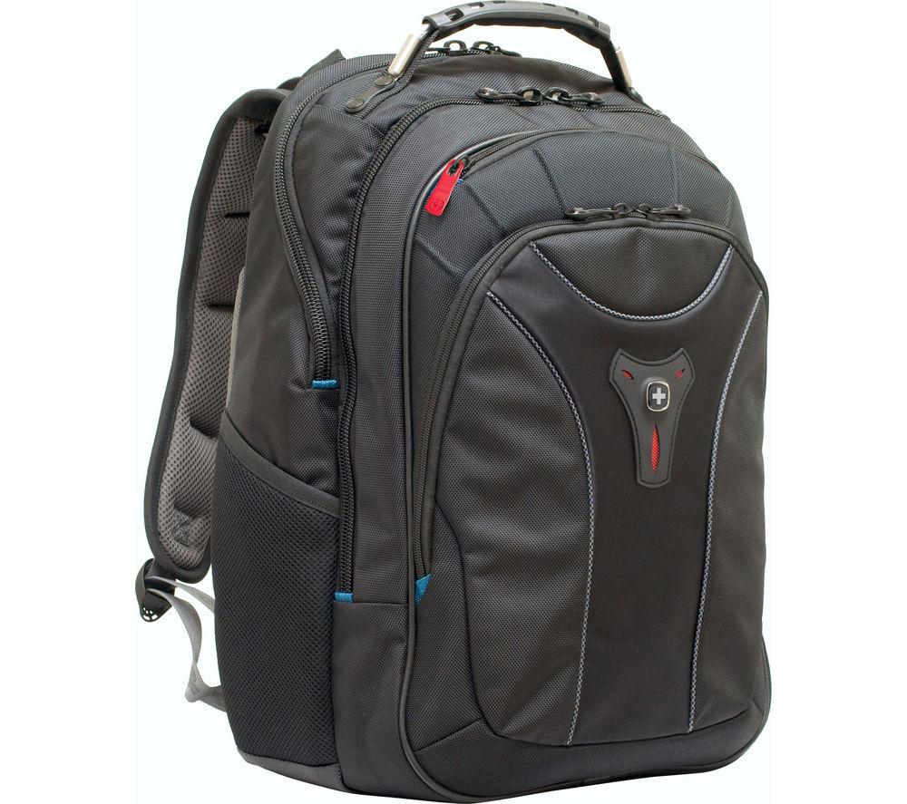 WENGER Carbon 17 Laptop Backpack - Black, Black