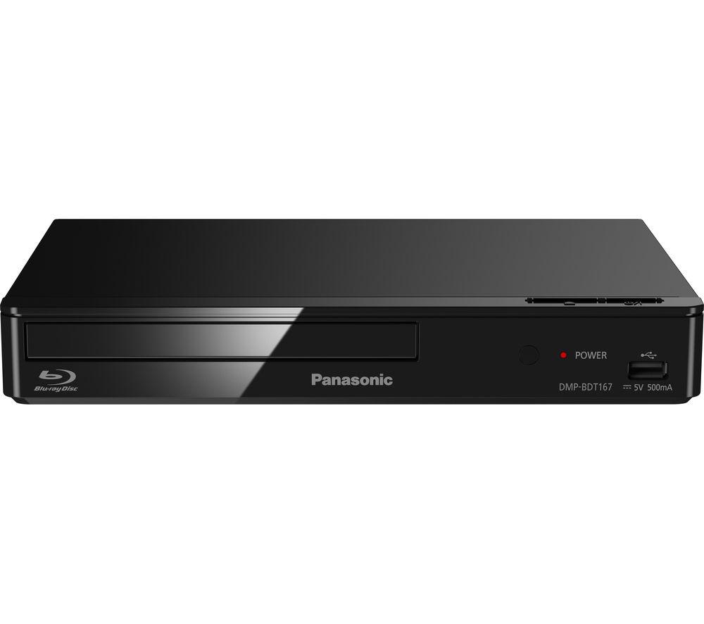 PANASONIC DMP-BDT167EB Smart 3D Blu-ray & DVD Player, Black