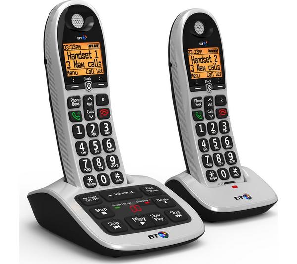 BT 4600 Cordless Phone with Answering Machine - Twin Handsets image number 2