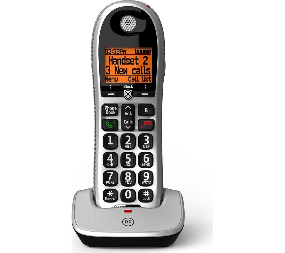 BT 4600 Cordless Phone with Answering Machine - Twin Handsets, Silver image number 4 of 4