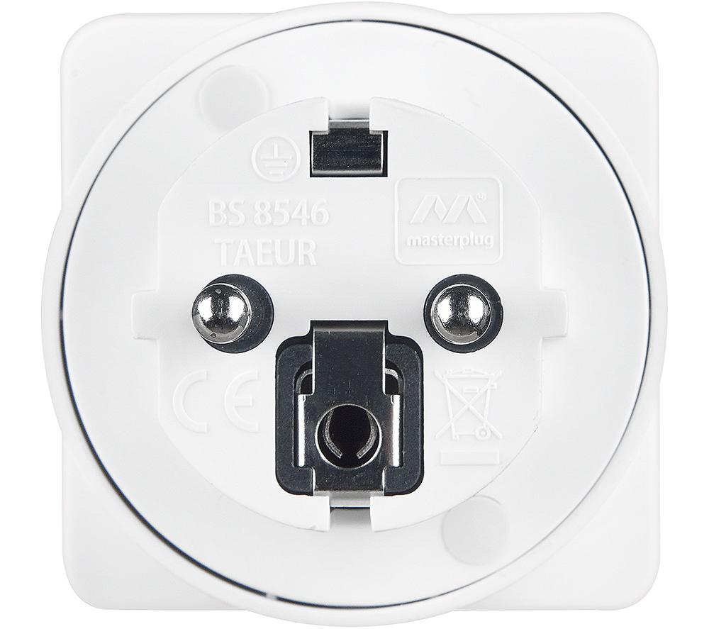 MASTERPLUG TAEUR-MP UK to EU Travel Adapter image number 3 of 4