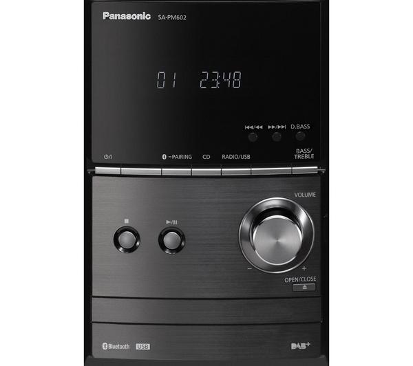 PANASONIC SC-PM602EB-K Wireless Traditional Hi-Fi System - Black image number 1