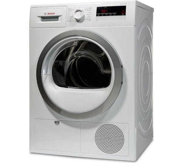 BOSCH Serie 4 WTN85280GB Condenser Tumble Dryer - White image number 2