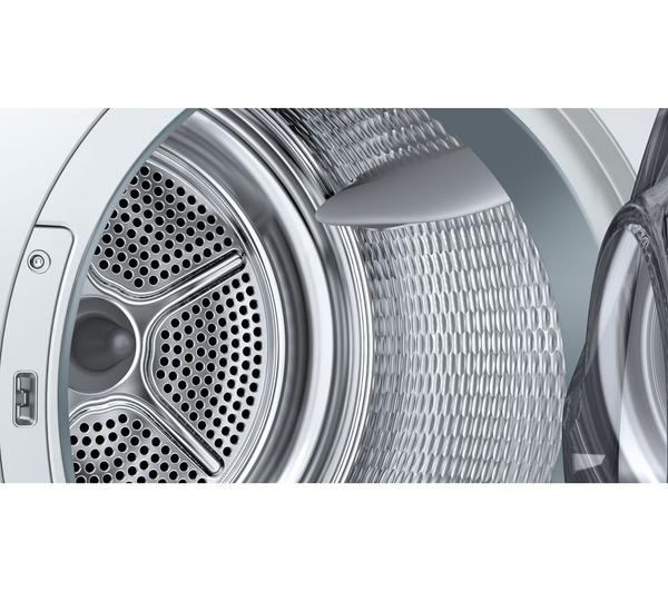BOSCH Serie 4 WTN85280GB Condenser Tumble Dryer - White image number 5
