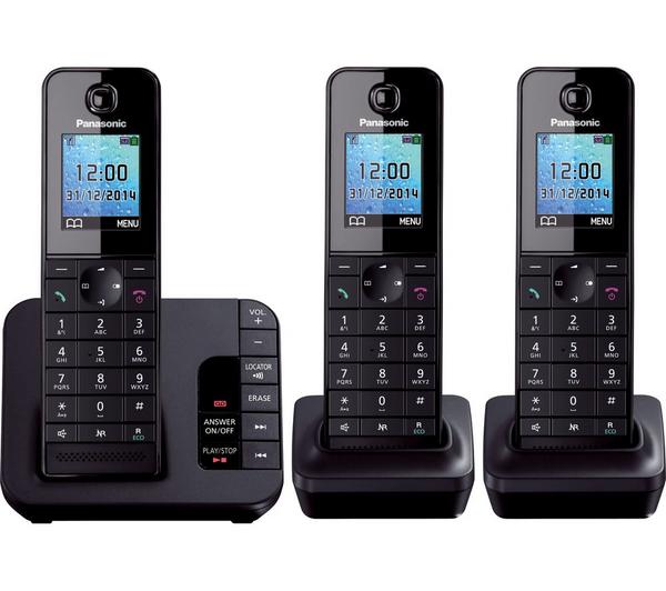 PANASONIC KX-TG8183EB Cordless Phone with Answering Machine - Triple Handsets image number 0