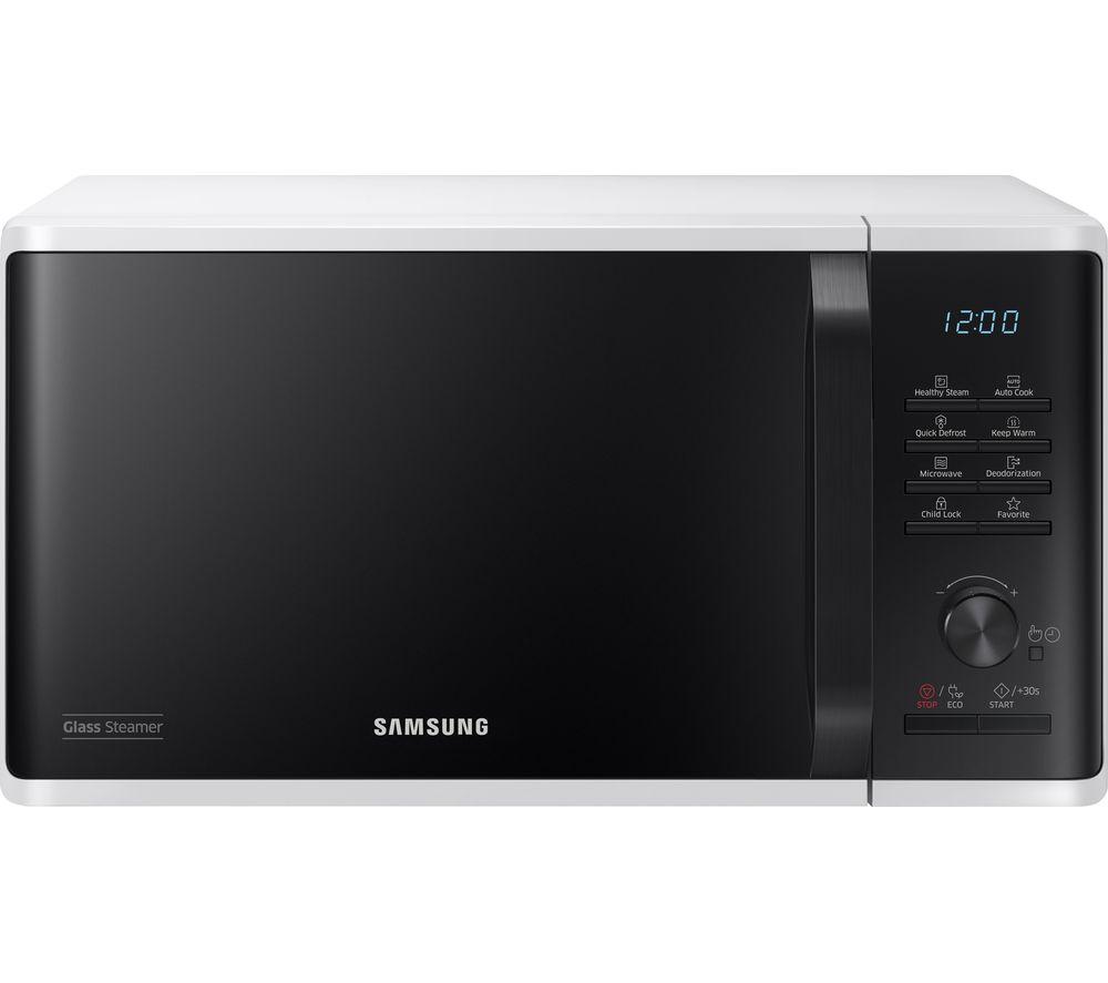 SAMSUNG MW3500K Solo Microwave - White & Black