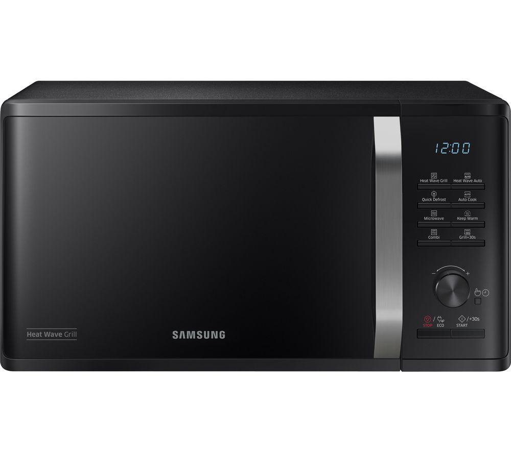 SAMSUNG MG23K3575AK/EU Heat Wave Microwave with Grill - Black, Black