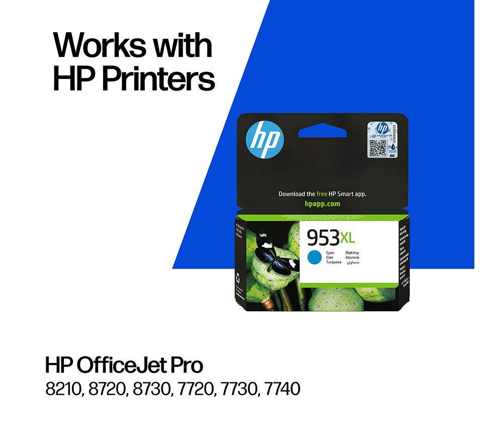 HP 953XL Original Cyan Ink Cartridge image number 2 of 14