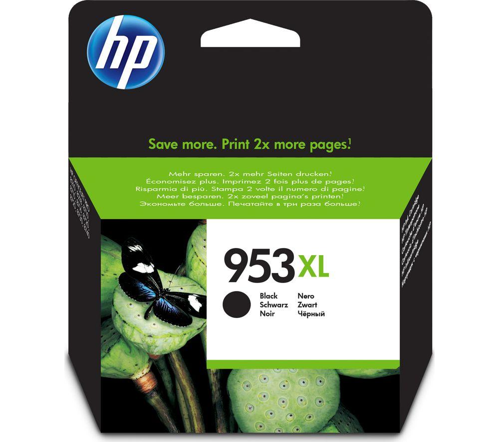 HP 953XL Black Ink Cartridge, Black