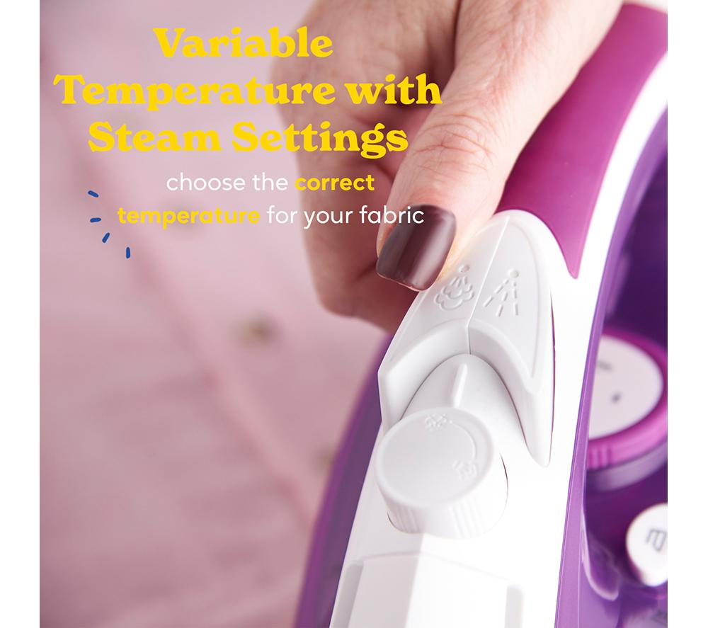 RUSSELL HOBBS Supremesteam 23060 Steam Iron - Purple image number 4 of 6