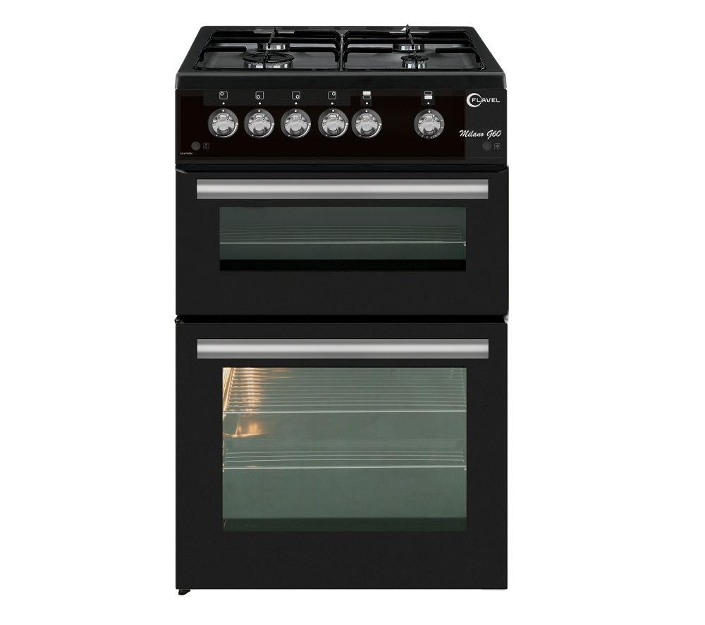 FLAVEL ML61NDK Gas Cooker - Black, Black