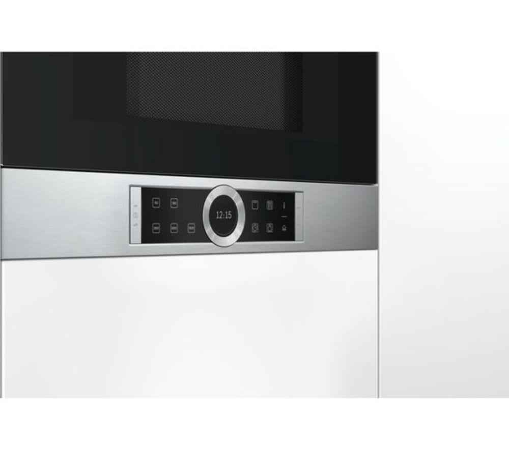 Buy BOSCH Serie 8 BEL634GS1B Builtin Microwave with Grill Stainless