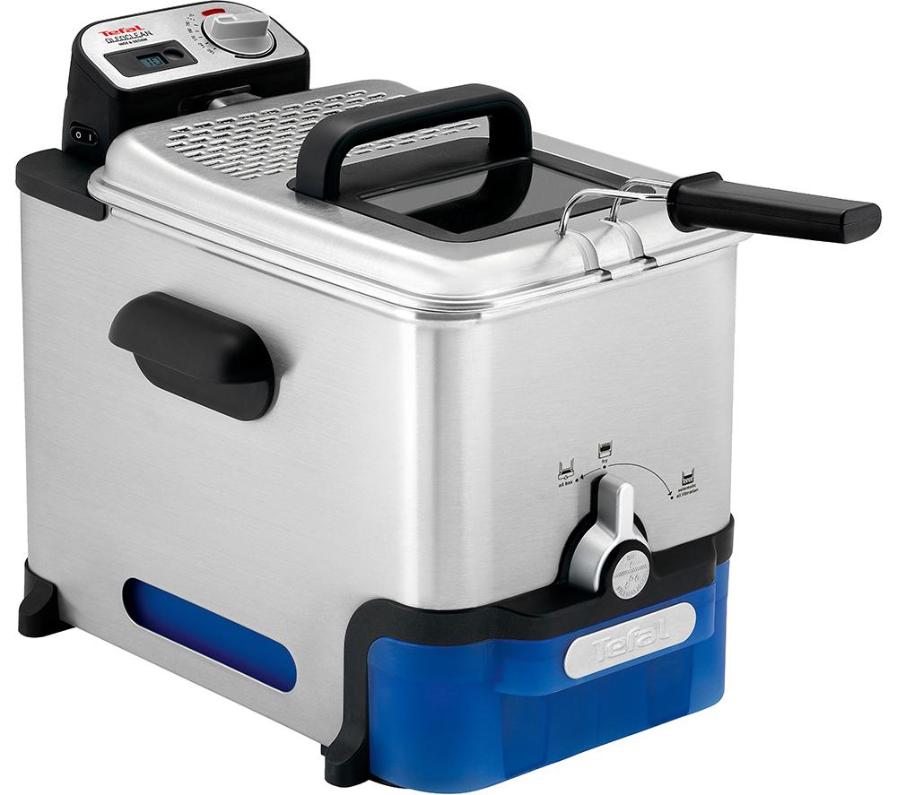 Electric Deep Fryer With Basket Small Fryer Stainless Steel Fish Fryer 1KW  2.5L 