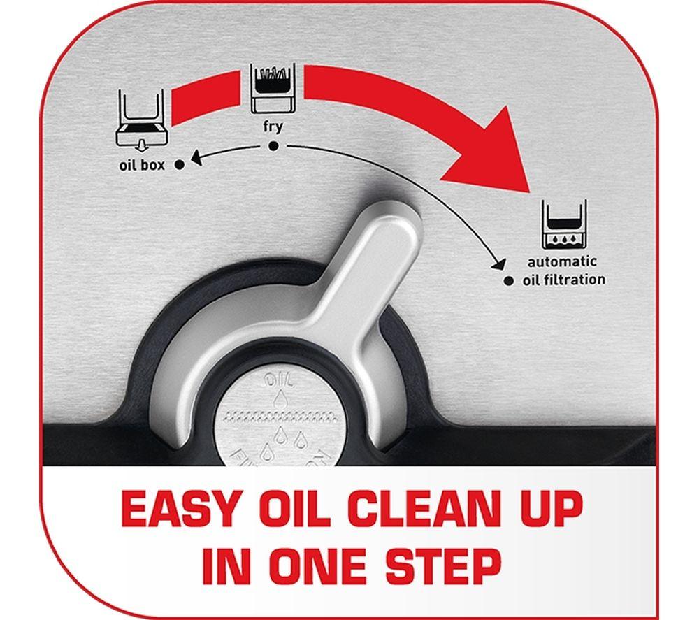 TEFAL Oleoclean Pro FR804040 Deep Fryer - Stainless Steel image number 10 of 16