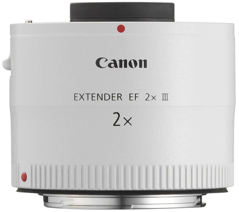 Canon EF2X III Lens Extender, White