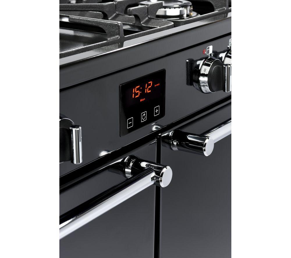Buy BELLING Kensington 90DFT 90 cm Dual Fuel Range Cooker Black Currys